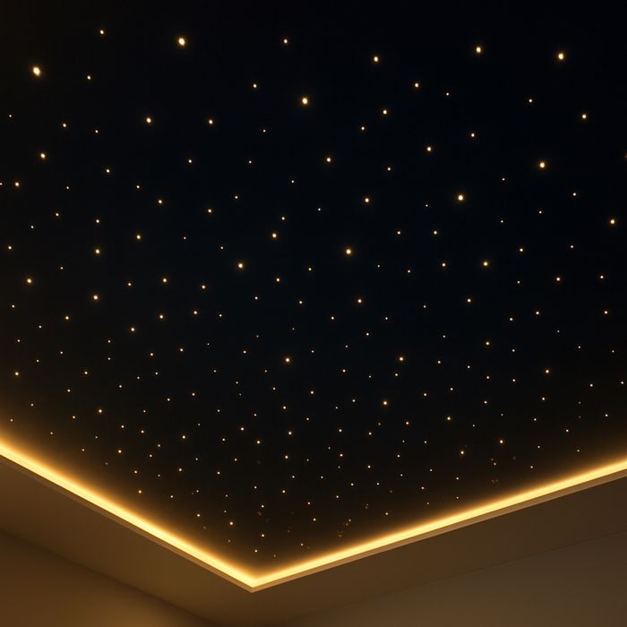 Gwiezdne niebo - nowy zestaw 400 punktów LED RGBW 16W 0,75mm / 2m