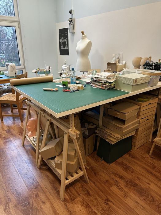 Stół do krojenia pracownia IKEA mittback kozioł koziołki i blat