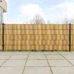 vidaXL Parawany balkonowe, 10 szt., jasnobrązowe, 255x19 cm, rattan PE