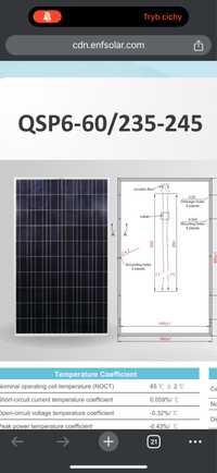 QS Solar 230Wp pannel fotowooltaiczny