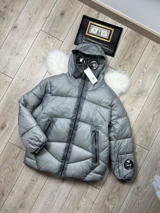 Пуховик C.P. Company x Palace с линзами | куртка на зиму | Down jacket