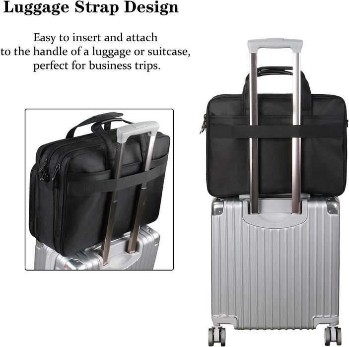 Torba na laptopa o przekątnej 17cali duża teczka biznesowa wodoodporna