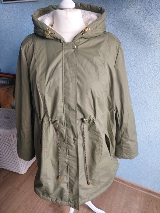 Parka ocieplana jesienna rozmiar 50