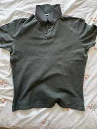 S.oliver khaki polo t shirt L meska