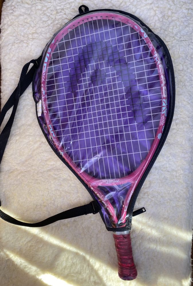 Тенисная ракетка HEAD 21, Barbie , розовая.