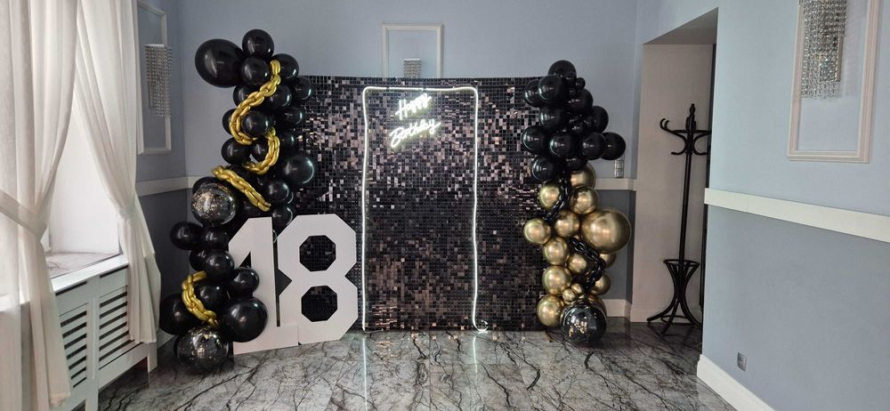 Ścianka okolicznosciowa, scianka balonowa, scianka impreza