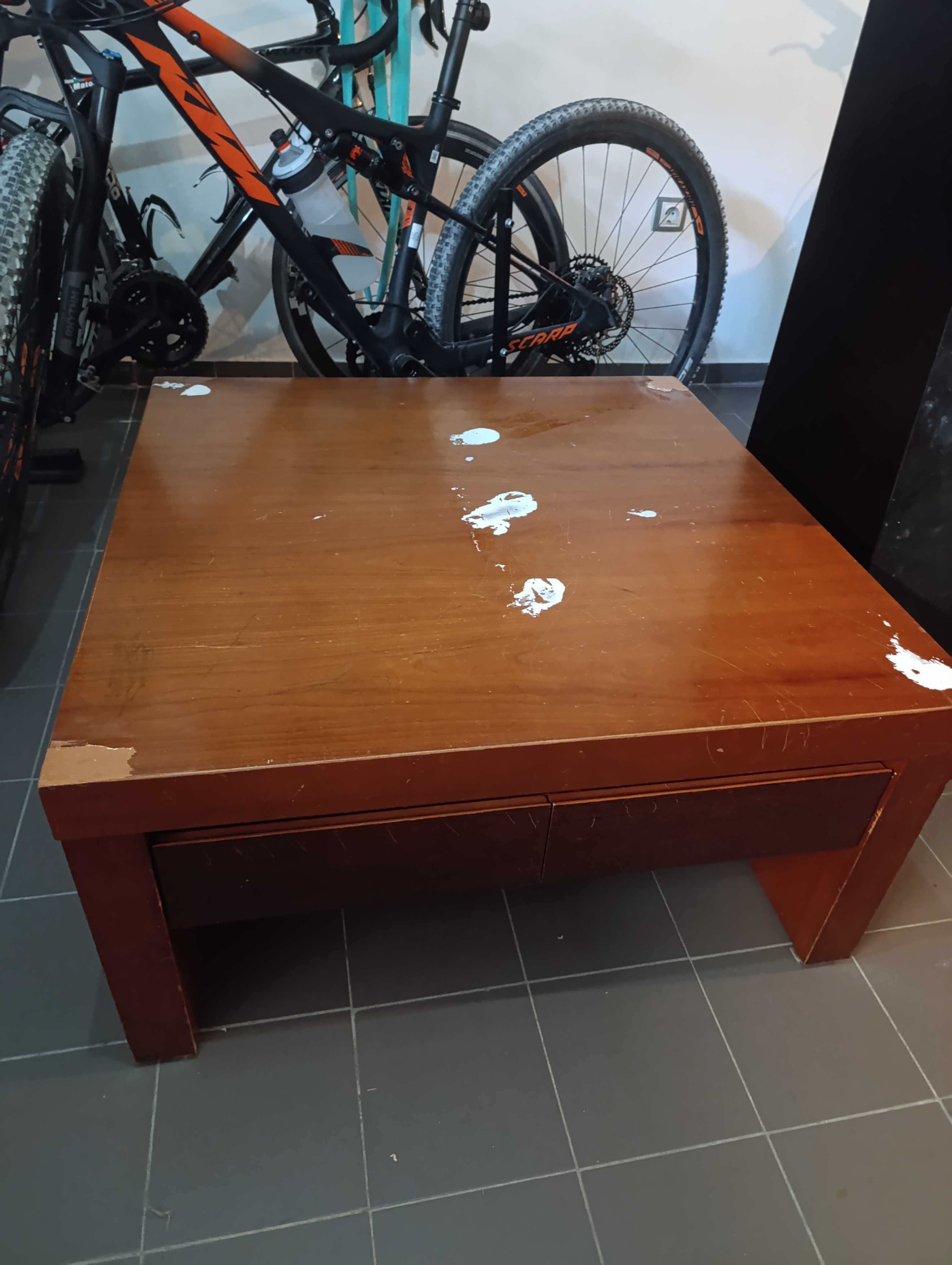 Mesa de centro cerejeira 80*80