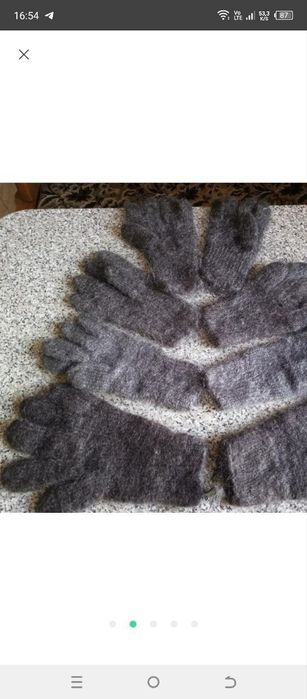 Козья шерсть ручная работа руковицы универсальные