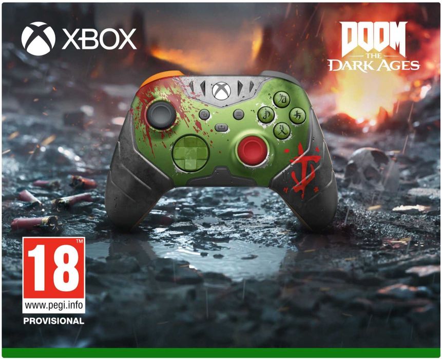 Nowy z paragonem Kontroler bezprzewodowy Pad Xbox DOOM