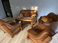 Komplet mebli kalwaryjskich sofy fotele komoda i szafka pod TV