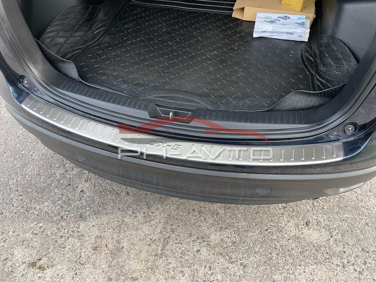 Накладка на задний бампер Mazda CX-5 CX5 2013-2017 Premium