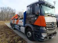 Transport ciężarowy z HDS