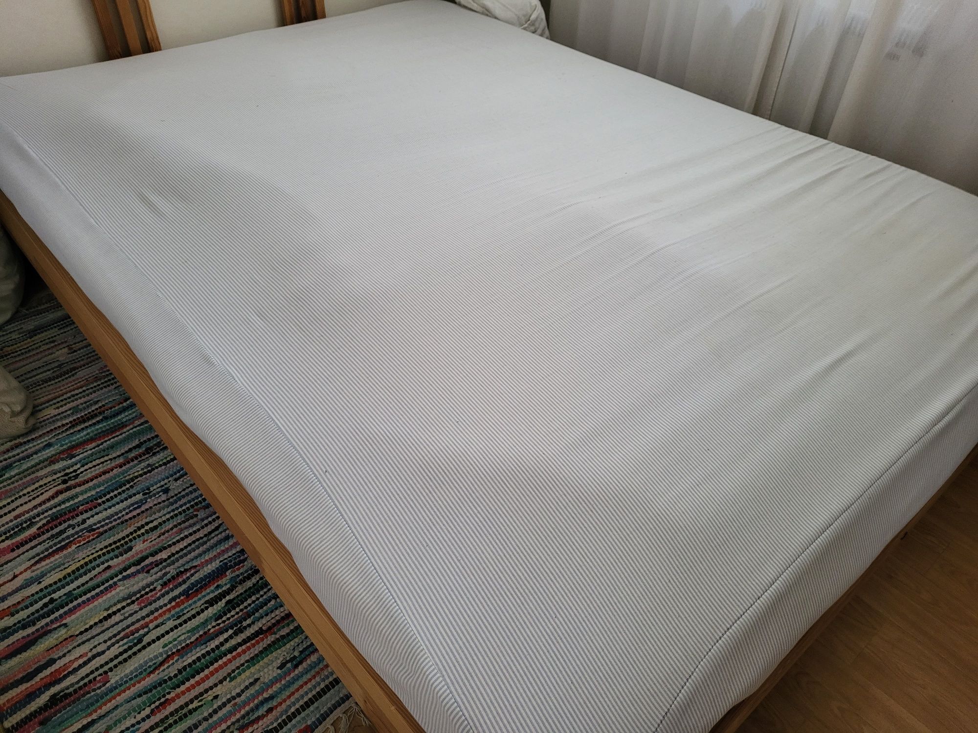 IKEA Łóżko Fjellse + dno łóżka Sultan Lade 140x200cm