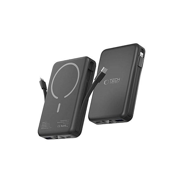 Powerbank Tech-Protect LifeMag PB31 z MagSafe 10000mAh 15W USB-C / USB