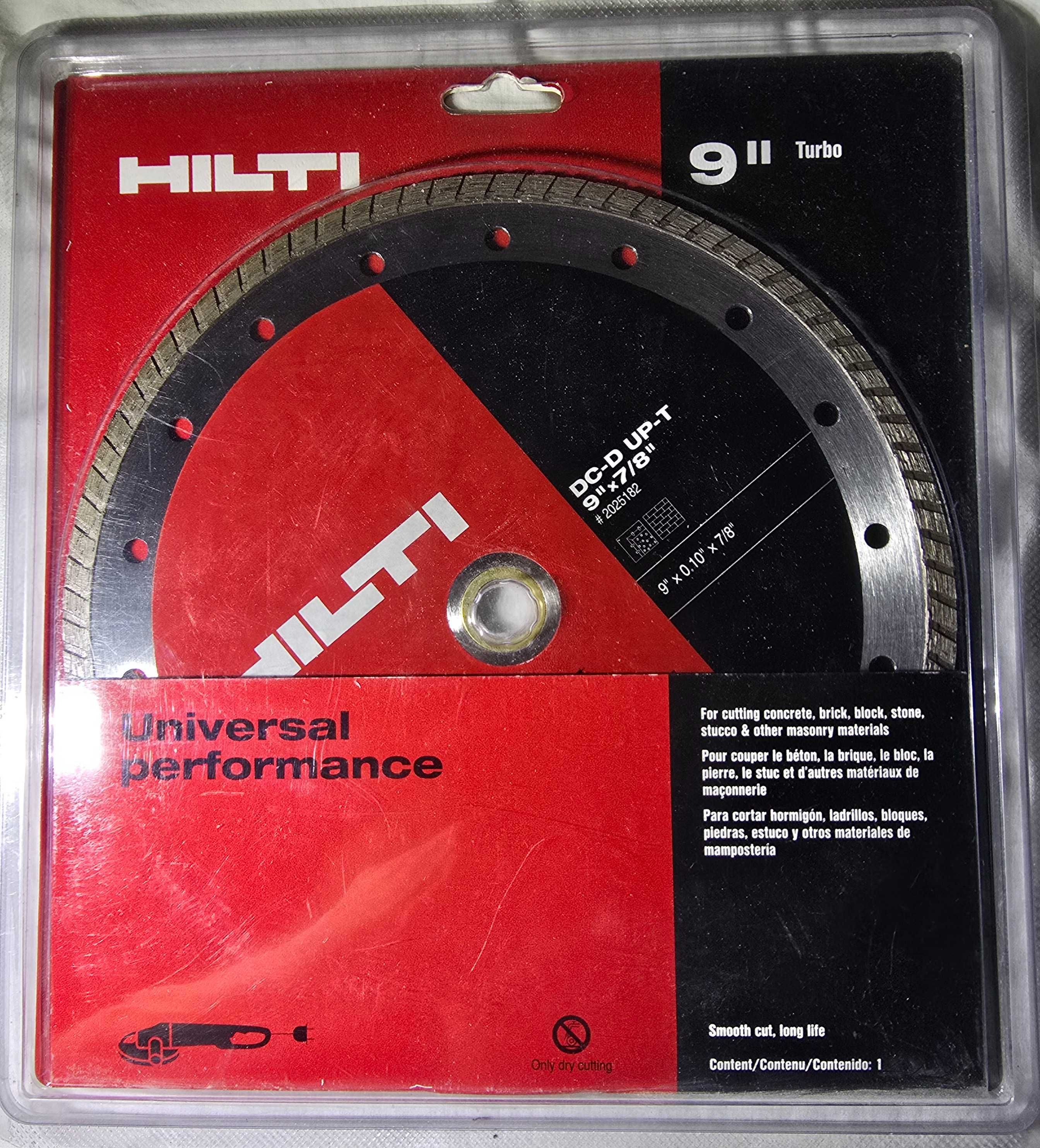 Nowa Tarcza Diamentowa Hilti DC-D UP-T  9"  ~ 220 mm / 22.23 mm