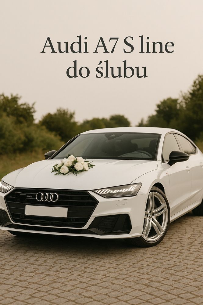 Auto do ślubu Audi A7 S-Line