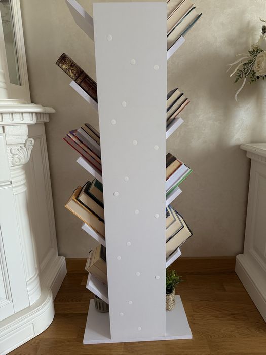 Полиця, біла, для книг, журналів та документів.Добре в дім,офіс і т.д.