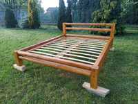 Łóżko z bali drewnianych 160x200