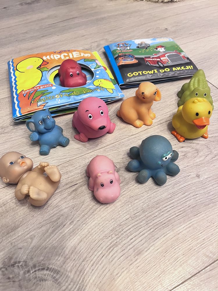 Zabawki kąpielowe książeczki Psi Patrol