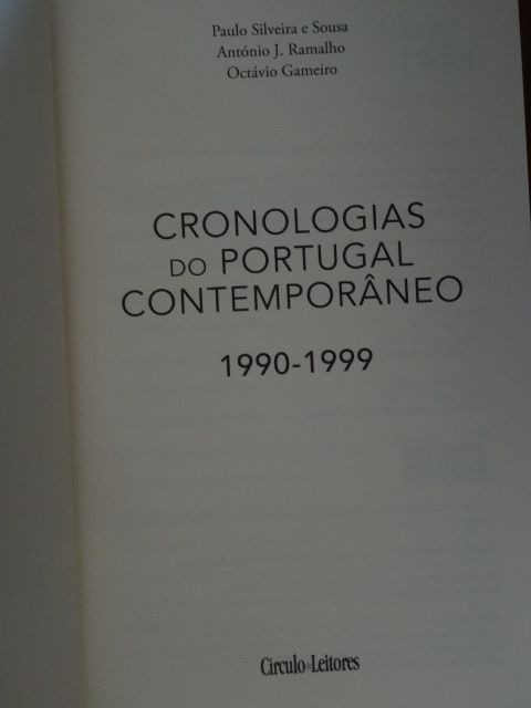 Cronologias do Portugal Contemporâneo - 5 Volumes