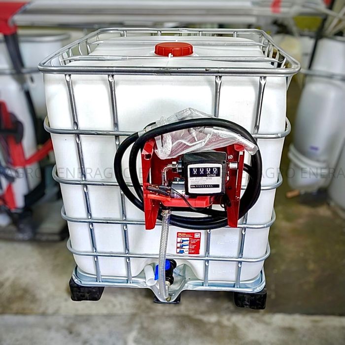 Еврокуб, мини азс єврокуб, насос 12 вольт для дизеля заправна станція