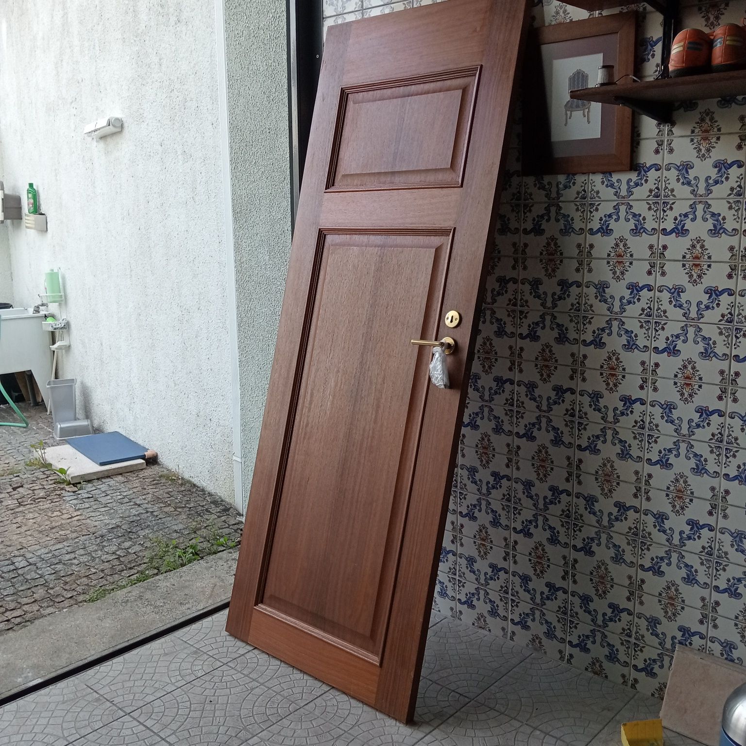 Porta Madeira Interior - Folha Mogno