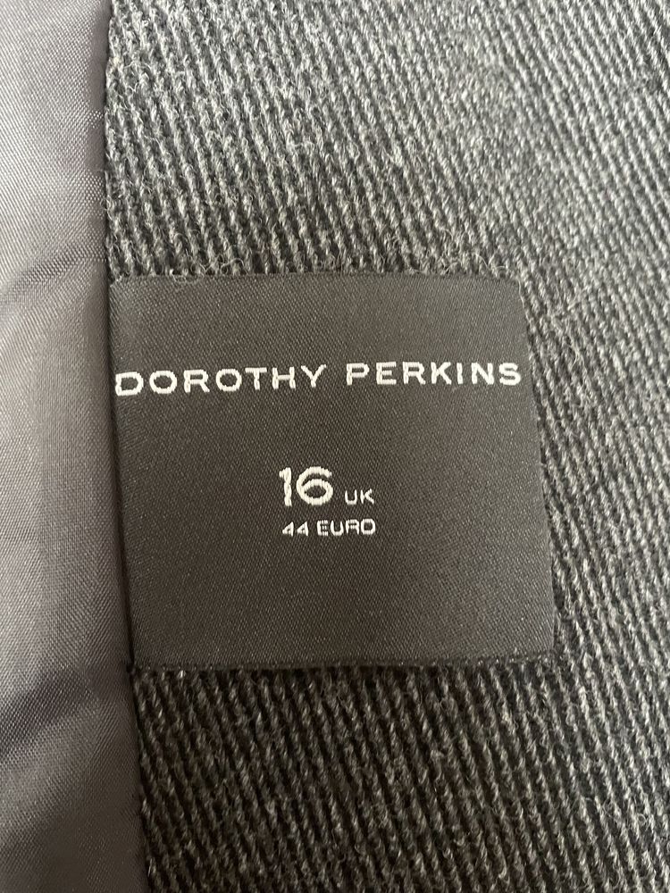 Płaszcz grafitowy Dorothy Perkins rozm. 44