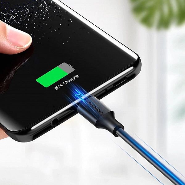 Ugreen kabel przewód USB - USB Typ C 480 Mbps 3 A 1,5 m czarny (US287,