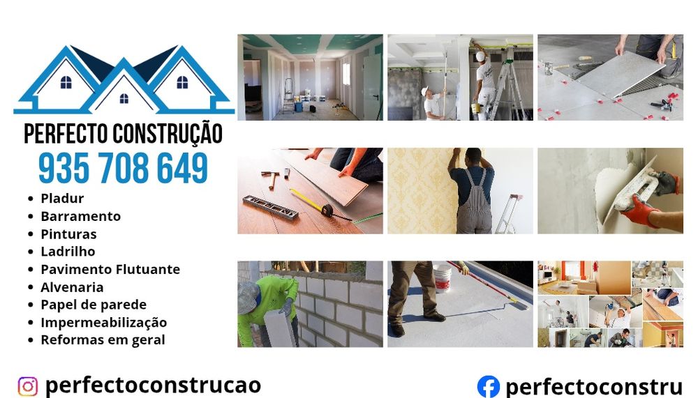 Pladur - Pinturas - Remodelação 
Remodelação em ge
