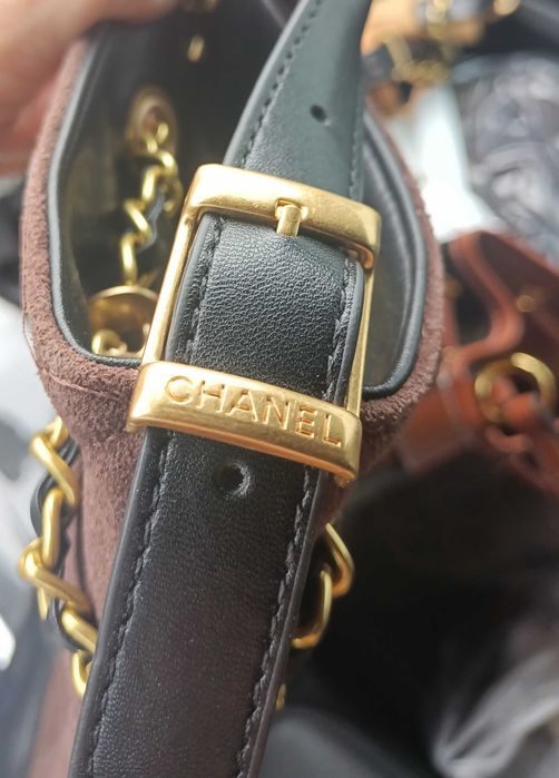 Brązowa torebka skórzana