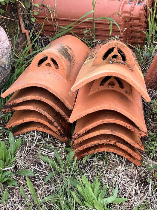 Telhas Canudo ventiladas e telhas canudo antigas