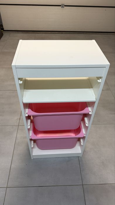 Ikea Trofast regał z pojemnikami i pułką