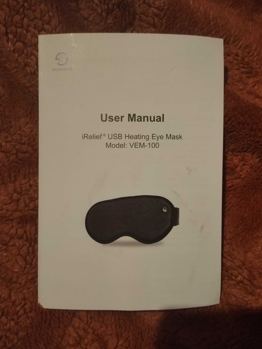 Maska do masażu oczów irelief USB
