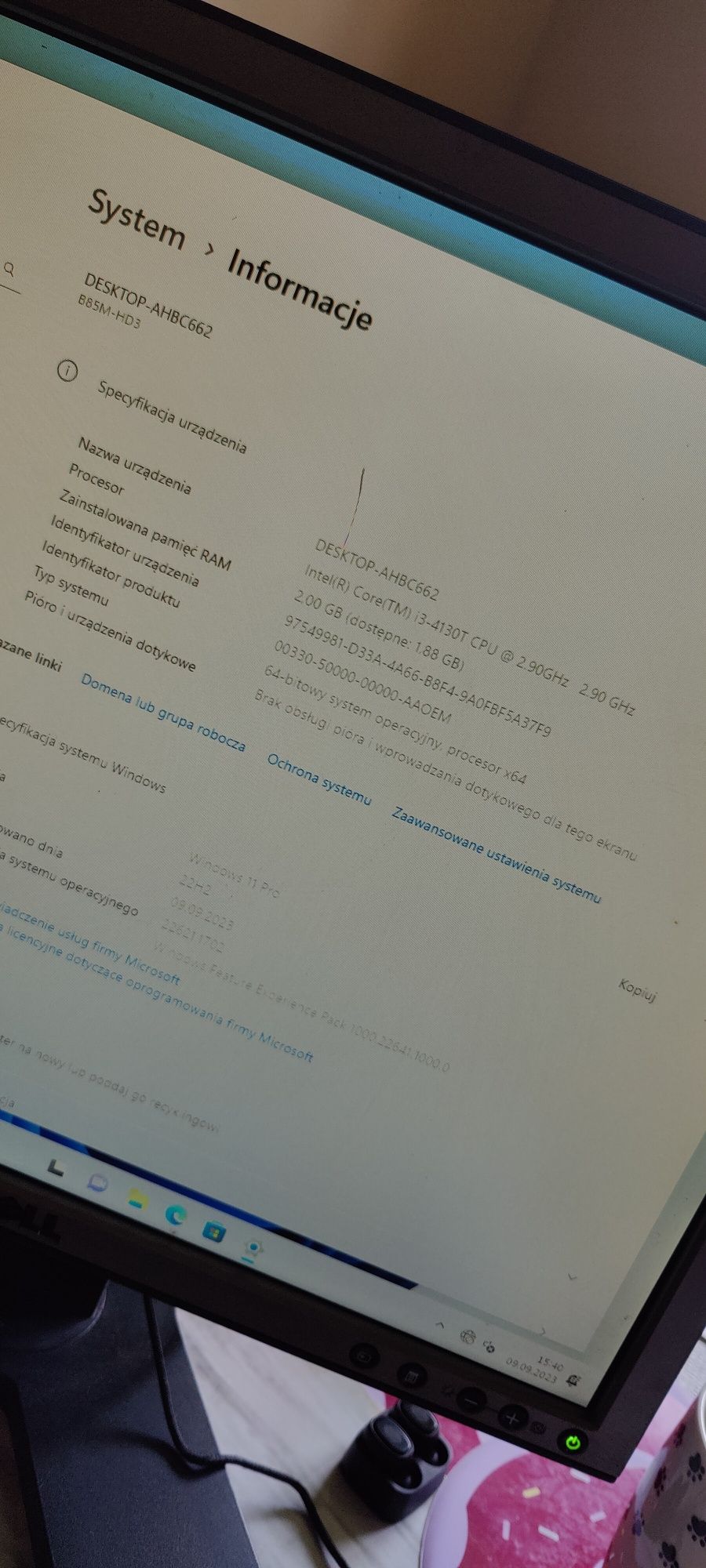 Kompletny i szybki komputer stacjonarny Intel core I3