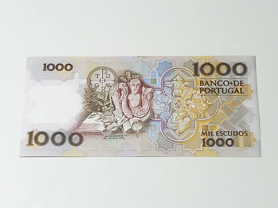 Nota de 1000 Escudos / Teófilo Braga (1992)