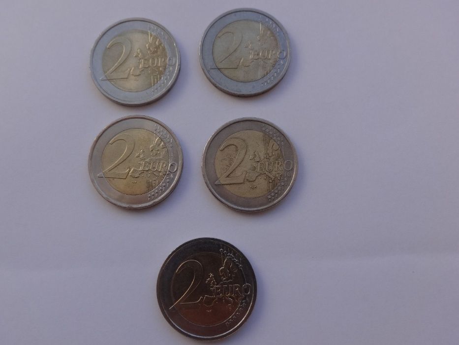 Moedas 2 euros Comemorativas - Portugal | Finlândia | Belgica