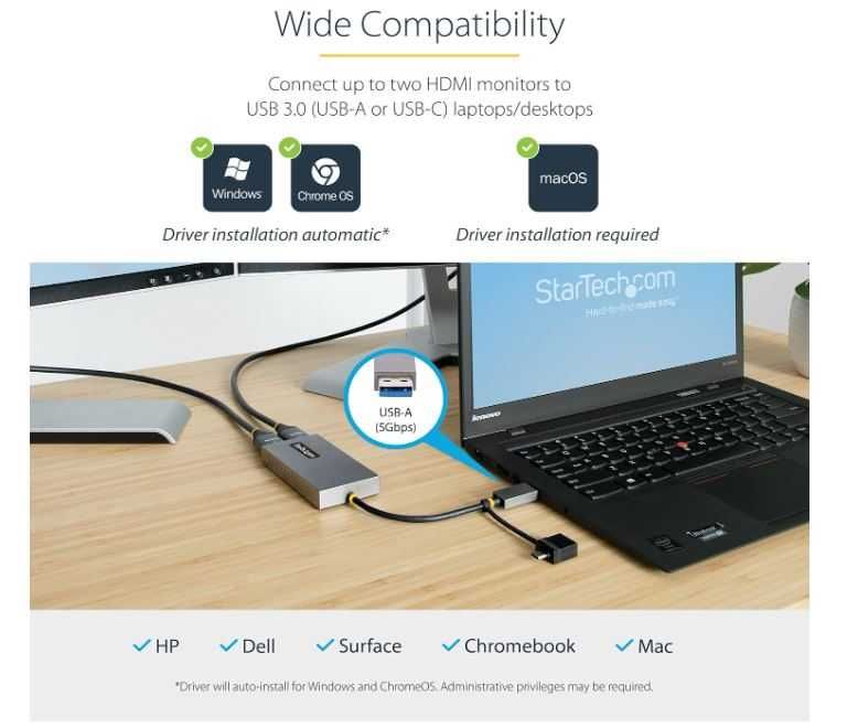 StarTech USB C 2x HDMI splitter rozdzielacz hdmi  4k adapter