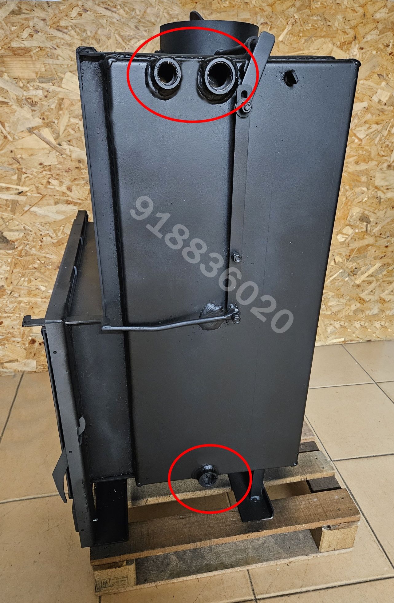 Recuperador Calor 1 Metro - 36kw Aquecimento Central NOVOS - até 220 E