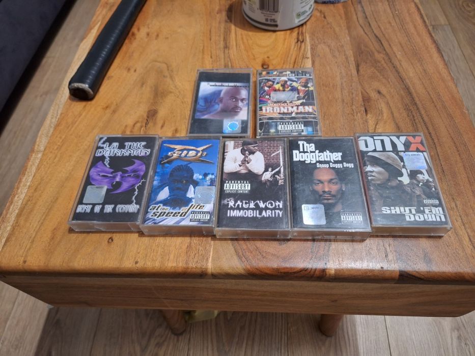 Kasety rap snoop , wu tang , xzibit