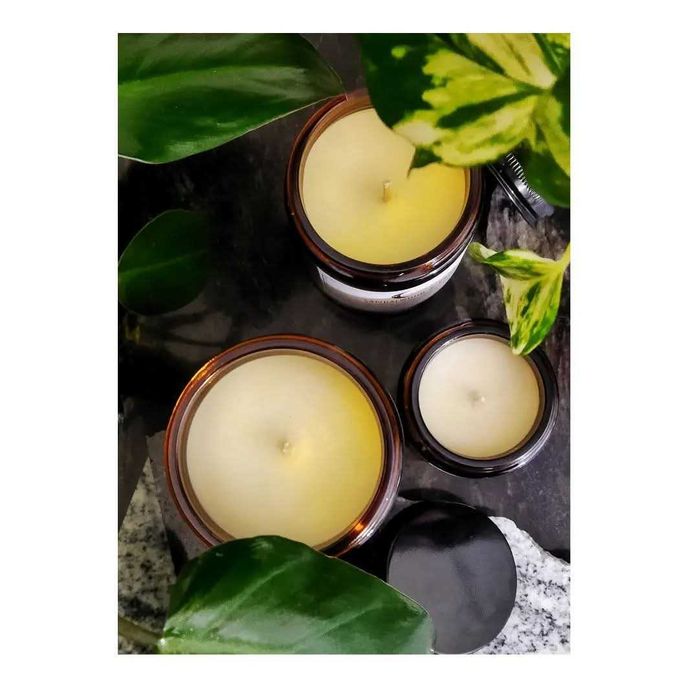 Świeca sojowa Handmade sandałowiec z wanilią