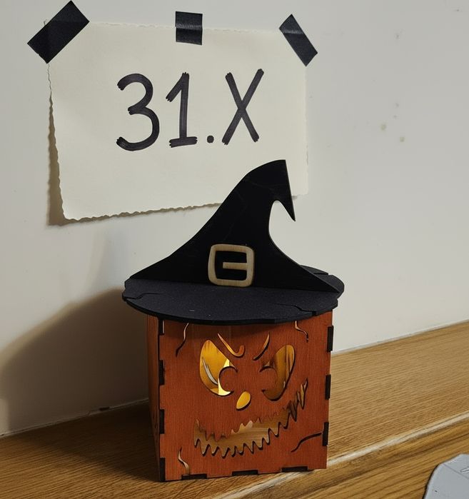 Dynia Lampion Straszny Halloween Dekoracja | Duch Dynia Pająk 3D