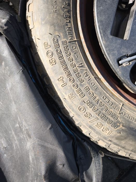 Koło dojazdowe fiat grande punto z wkladem