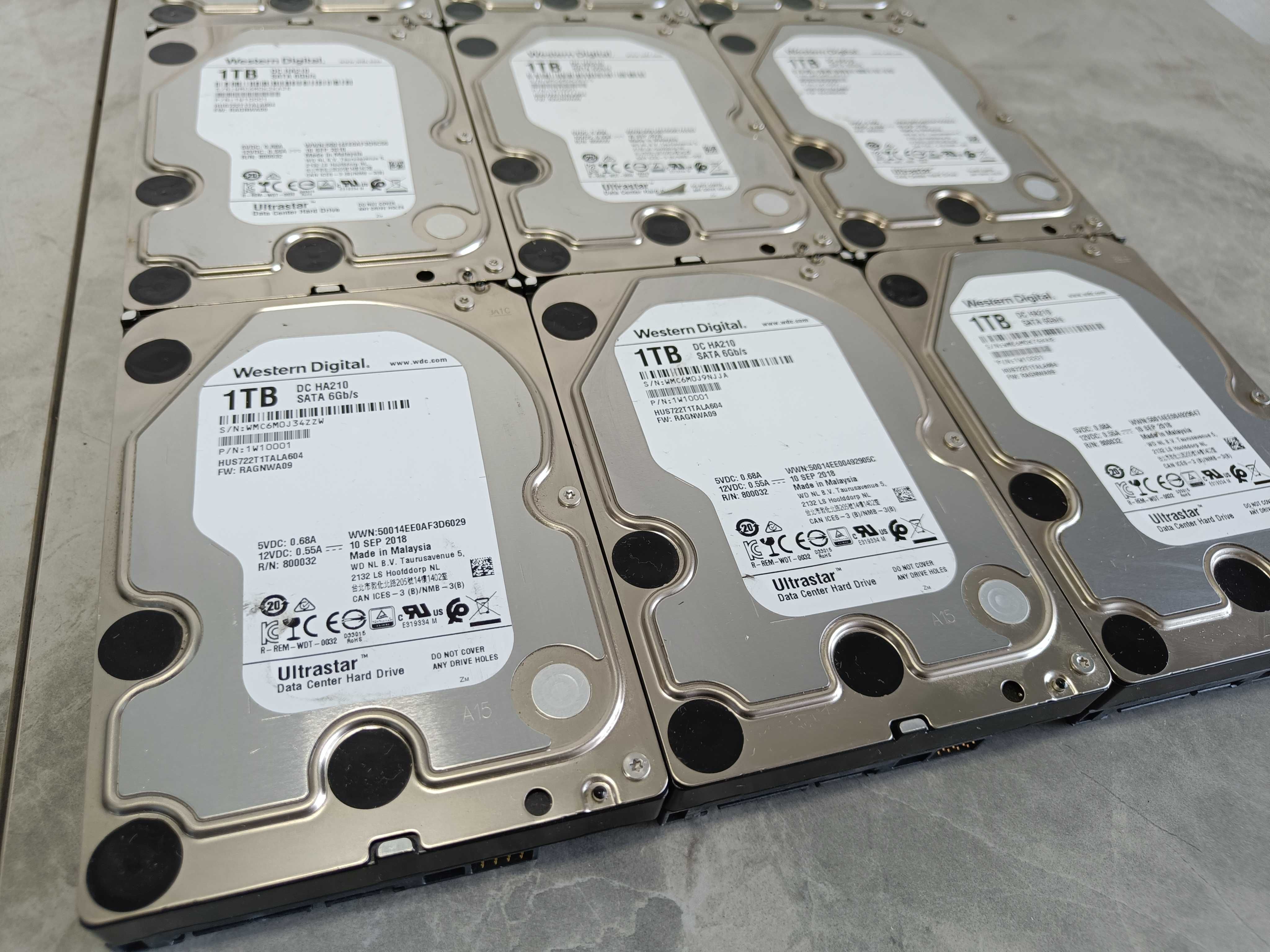 Хард Диск Western Digital Ultrastar DC HA210 1 TB 7200rpm 128mb CASH