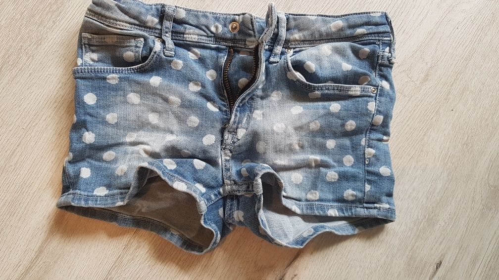 Denim spodenki jeans roz. 122