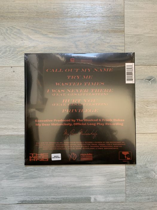 The Weeknd My Dear Melancholy Vinil Preto