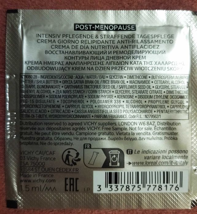 NEOVADIOL krem na dzień po menopauzie firmy Vichy