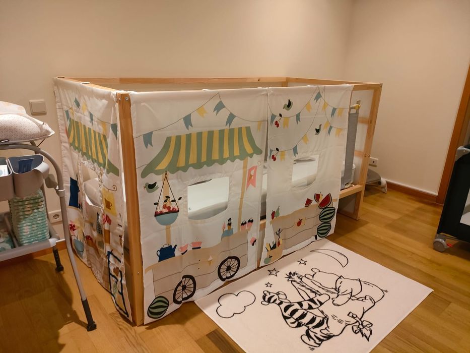 Cama IKEA KURA - solteiro