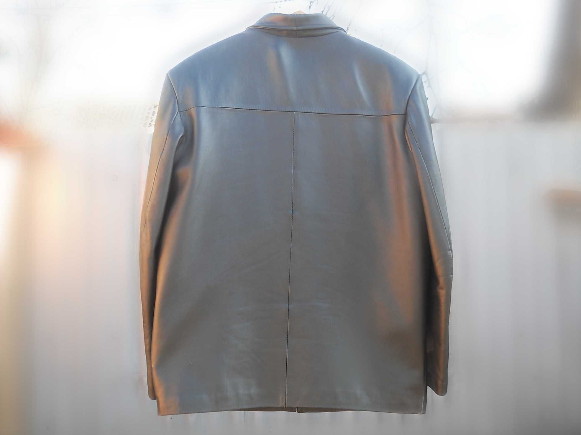 Мужская кожаная куртка XL 46 - 48 размера