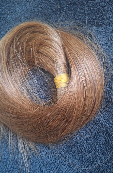 Naturalne włosy słowiańskie brąz 3#