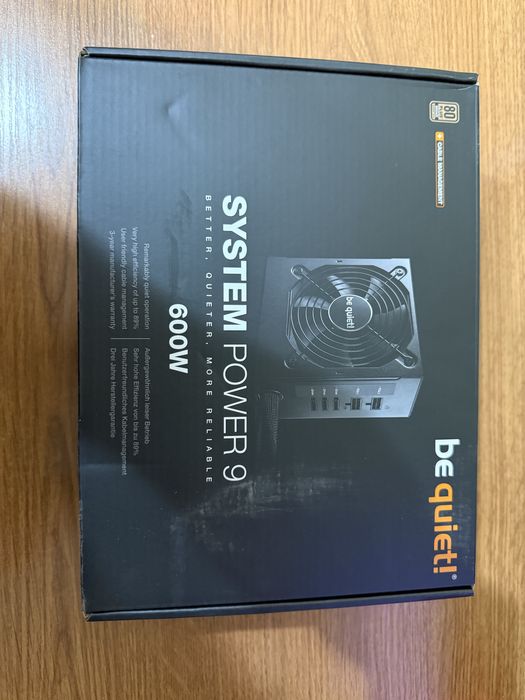 Zasilacz be quiet! System Power 9 CM 600W